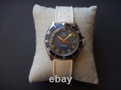 1976 Yema Sous Marine Skin Diver Acier Automatic Super État Révisée Garantie