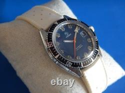 1976 Yema Sous Marine Skin Diver Acier Automatic Super État Révisée Garantie