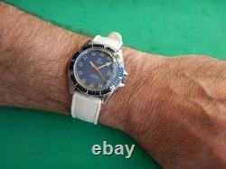 1976 Yema Sous Marine Skin Diver Acier Automatic Super État Révisée Garantie