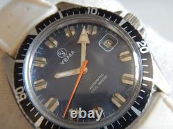 1976 Yema Sous Marine Skin Diver Acier Automatic Super État Révisée Garantie