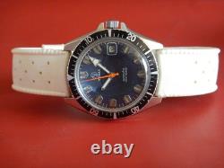 1976 Yema Sous Marine Skin Diver Acier Automatic Super État Révisée Garantie