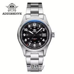 ADDIESDIVE AD2048 Montre Homme Luxe Automatique Verre Saphir Étanche 200m NH35A