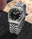 Addiesdive Black Silver Color Montre Homme Automatique En Acier Inoxydable