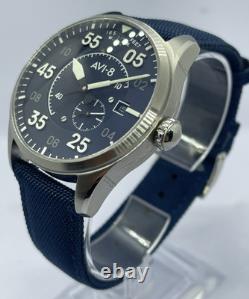 AVI-8 Spitfire Type 300 Automatic AV-4073-11 21 Jewels Sapphire Watch