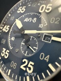 AVI-8 Spitfire Type 300 Automatic AV-4073-11 21 Jewels Sapphire Watch