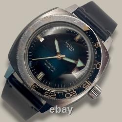 Agena 300m Automatic 40mm 1970s Men Vintage Watch Fully Working Cal FE 5611