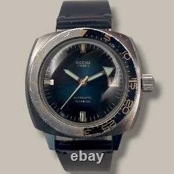 Agena 300m Automatic 40mm 1970s Men Vintage Watch Fully Working Cal FE 5611