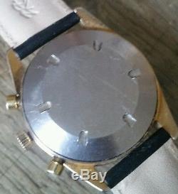 Ancien chronographe automatique suisse, phases de lune valjoux 7754 années 1970