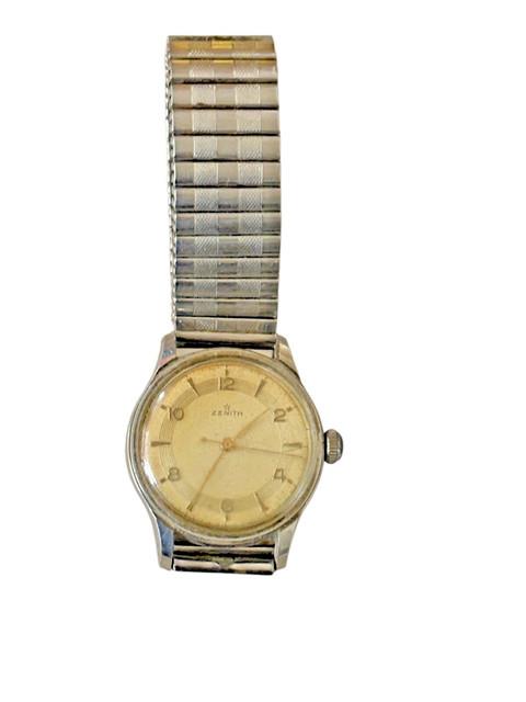Ancienne Montre Automatic Automatique Zénith Fonctionne Bracelet Extensible