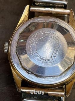 Ancienne Montre Suisse Dulux Automatique Incabloc Waterproof Anti magnétique