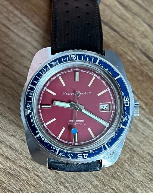 Ancienne Montre De Plong&eacute;e Jean Decret Automatic