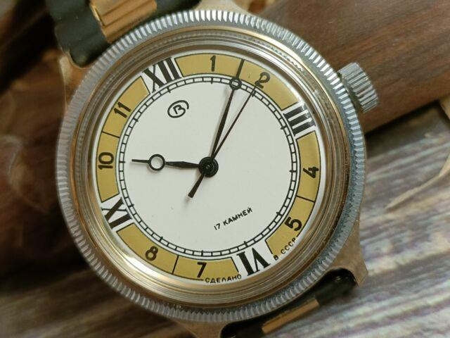 Authentique Vostok 17 Jewels Russe Automatique Homme Mint 142361 Vintage Montre
