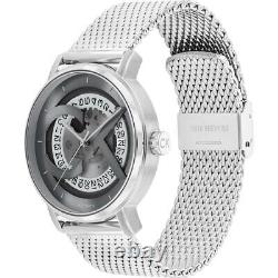 Automatique Montre Homme CK CALVIN KLEIN ICONIC 25300004 Acier Mesh Noir