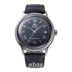 Automatique Montre Homme ORIENT BAMBINO CLASSIC RA-AC0024L30B Cuir Bleu