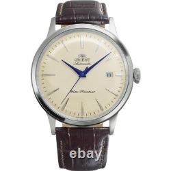 Automatique Montre Homme ORIENT BAMBINO CLASSIC RA-AC0033Y30B Cuir Brun Beige