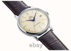 Automatique Montre Homme ORIENT BAMBINO CLASSIC RA-AC0033Y30B Cuir Brun Beige
