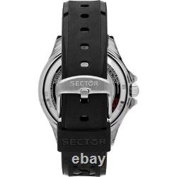 Automatique Montre Homme SECTOR 230 R3221161002 Silicone Noir Sub 100 mt