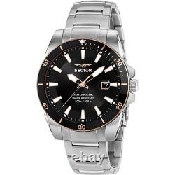 Automatique Montre Homme SECTOR 450 R3223276004 Acier Inoxydable Noir Sub 100mt