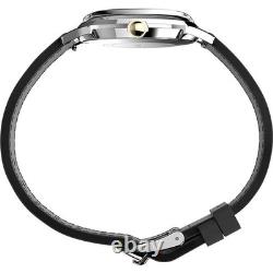 Automatique Montre Homme TIMEX MARLIN HANDWING TW2V44700 Cuir Noir