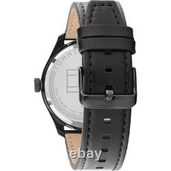 Automatique Montre Homme TOMMY HILFIGER OLIVER 1791887 Cuir Noir Automatique Montre Homme TOMMY HILFIGER OLIVER 1791887 Cuir Noir