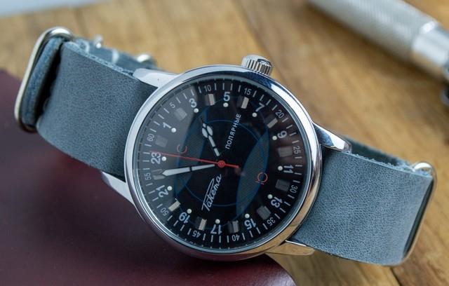 Automatique Raketa Polar Montre Hommes 24 Heures R&eacute;tro Petrodvorets Cadeau Pour
