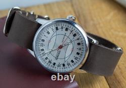 Automatique Raketa Polar Montre Hommes 24 Heures Vintage Petrodvorets pour Homme