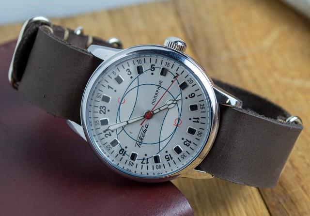 Automatique Raketa Polar Montre Hommes 24 Heures Vintage Petrodvorets Pour Homme