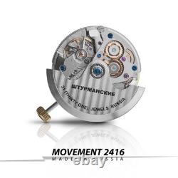 Automatique Sturmanskie Poljot Gagarin Vintage Retro 2416/4005400 Noir