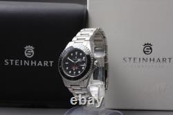 Avec boîte Montre automatique pour homme Steinhart Ocean One GMT noire 42 m Avec boîte Montre automatique pour homme Steinhart Ocean One GMT noire 42 m