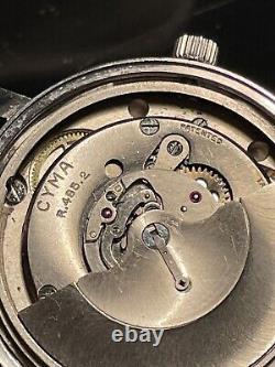 Belle Montre Cyma Automatic Autorotor Suisse Acier No Omega Longines