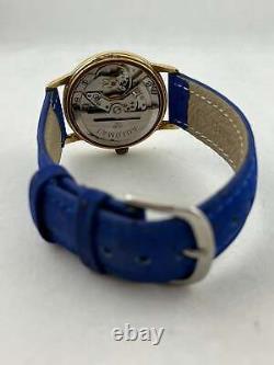 Bracelet Hommes Glashütte Gub Automatique Calibre 67.1 Avec Bleu