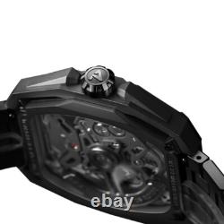 CIGA Design Z Hunter Automatique Squelette Acier PVD Tonneau Noir Montre Homme