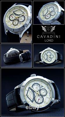 Cavadini Calendrier Intégral Automatique Montre Japonaise Calibre Miyota 9100 Cavadini Calendrier Intégral Automatique Montre Japonaise Calibre Miyota 9100