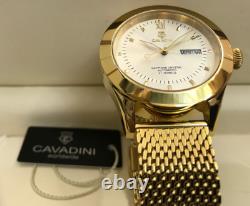 Cavadini Montre Automatique Homme Miyota Calibre 8205 Jour Date Inox Saphir Cavadini Montre Automatique Homme Miyota Calibre 8205 Jour Date Inox Saphir