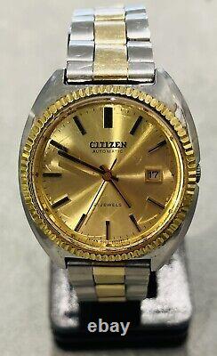 Citizen Montre Hommes, Automatique, Bicolore, 21 Jewels, Bien Entretenu État Citizen Montre Hommes, Automatique, Bicolore, 21 Jewels, Bien Entretenu État