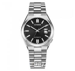 Citizen NJ0150-81E automatique cadran noir acier inoxydable saphir Tsuyosa
