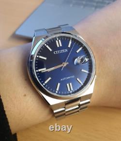 Citizen NJ0150-81L cadran bleu automatique en acier inoxydable saphir Tsuyosa