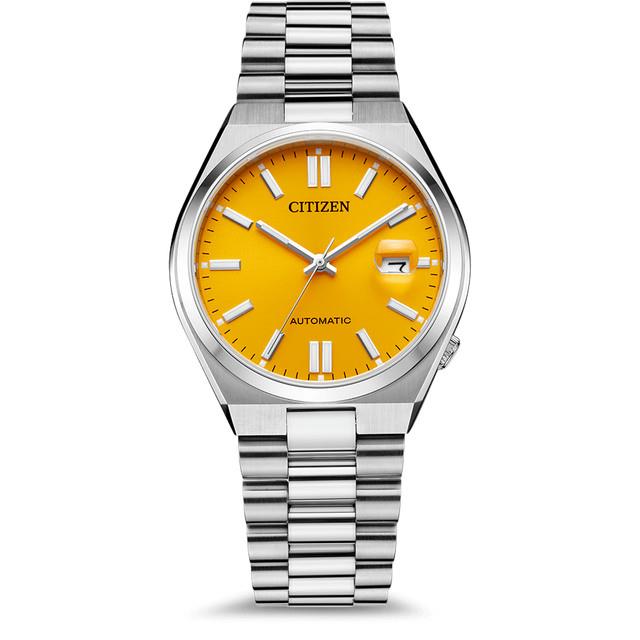 Citizen Nj0150-81z Cadran Jaune Automatique En Acier Inoxydable Saphir Tsuyosa