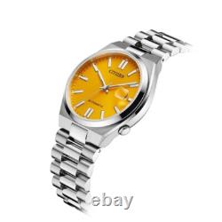 Citizen NJ0150-81Z cadran jaune automatique en acier inoxydable saphir Tsuyosa