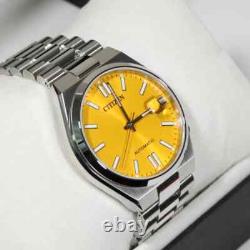 Citizen NJ0150-81Z cadran jaune automatique en acier inoxydable saphir Tsuyosa