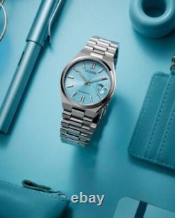 Citizen NJ0151-88M automatique Tsuyosa saphir bleu turquoise acier inoxydable