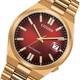 Citizen Nj0153-82x Automatique Cadran Rouge Ton Or Rose Acier Inoxydable Tsuyosa
