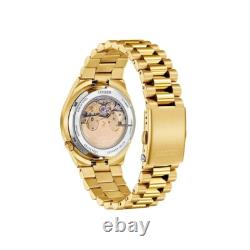 Citizen NJ0153-82X automatique cadran rouge ton or rose acier inoxydable Tsuyosa