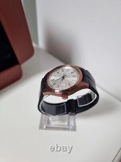 Custom Automatic Watch Copper Coffee Color And Silver White Dial SeikoModNH35