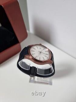 Custom Automatic Watch Copper Coffee Color And Silver White Dial SeikoModNH35