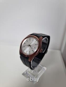 Custom Automatic Watch Copper Coffee Color And Silver White Dial SeikoModNH35