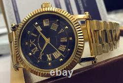 Designer Montre Automatique Homme Inox Plaqué Or Japon Miyota 5Bar 38mm Bleu Designer Montre Automatique Homme Inox Plaqué Or Japon Miyota 5Bar 38mm Bleu