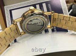 Designer Montre Automatique Homme Inox Plaqué Or Japon Miyota 5Bar 38mm Bleu Designer Montre Automatique Homme Inox Plaqué Or Japon Miyota 5Bar 38mm Bleu