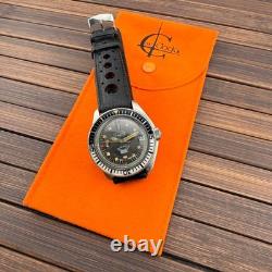 Diver Squale Automatique ETA 2783 Années 70 Double Medium 30 ATM Bakélite