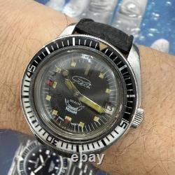 Diver Squale Automatique ETA 2783 Années 70 Double Medium 30 ATM Bakélite